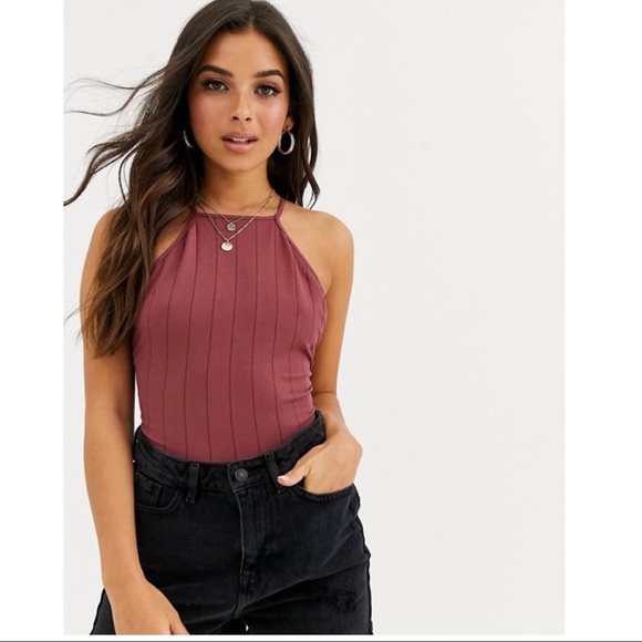 Free People Tops - Free People Bridget Bodysuit - Wine